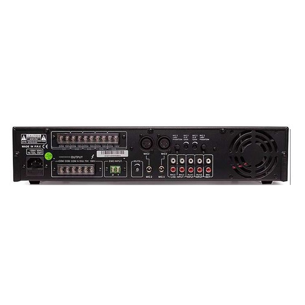 RS AUDIO DPA-200-USB 200W Mixer Anfi USB 5 Kanal 100V - RS Audio